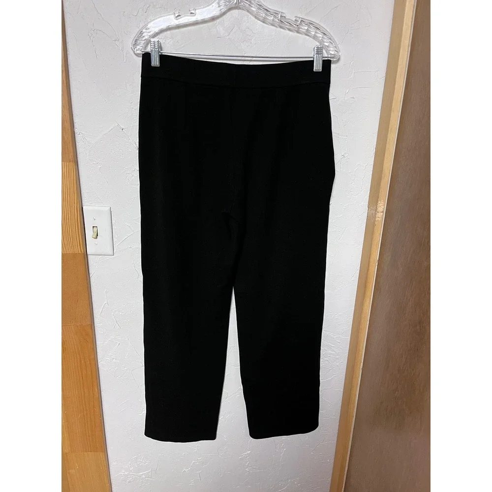 EILEEN FISHER Black Trouser Pants Sz‎ S